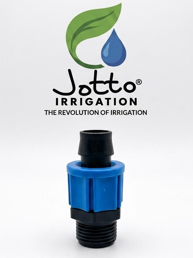 Raccordo Filettato Maschio (Tubo 16mm x  1/2") – Jotto Irrigation